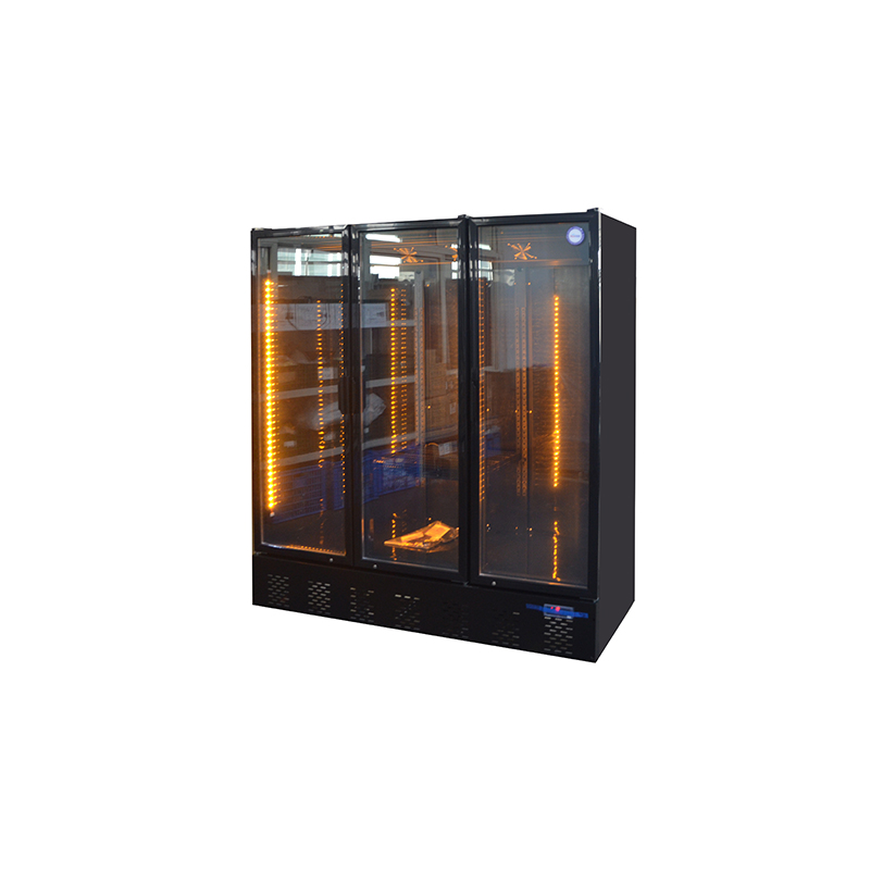 FDC-230XPF Fan Assisted Triple Glass Door Refrigerator | Flomatic Industries