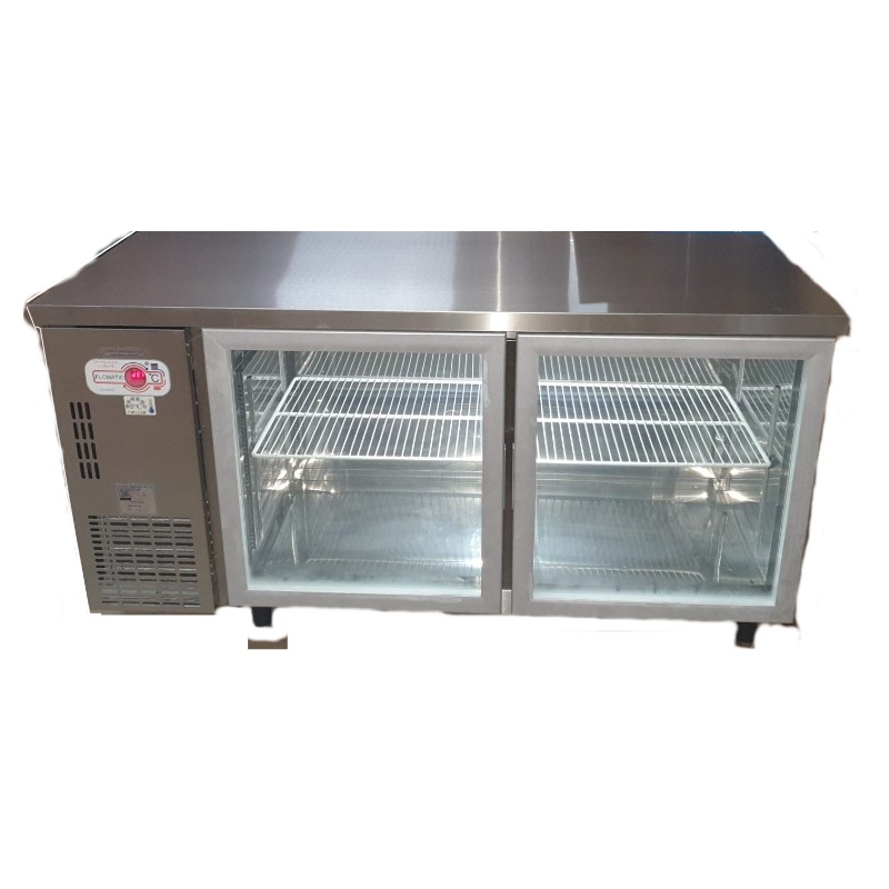 Undercounter 2 Door Glass Refrigerator | Commercial Chillers & Freezers