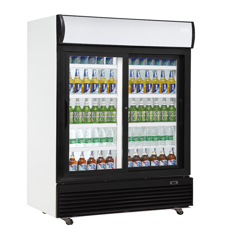 Fan Assisted Sliding Glass Door Refrigerator | Upright Chillers & Freezers